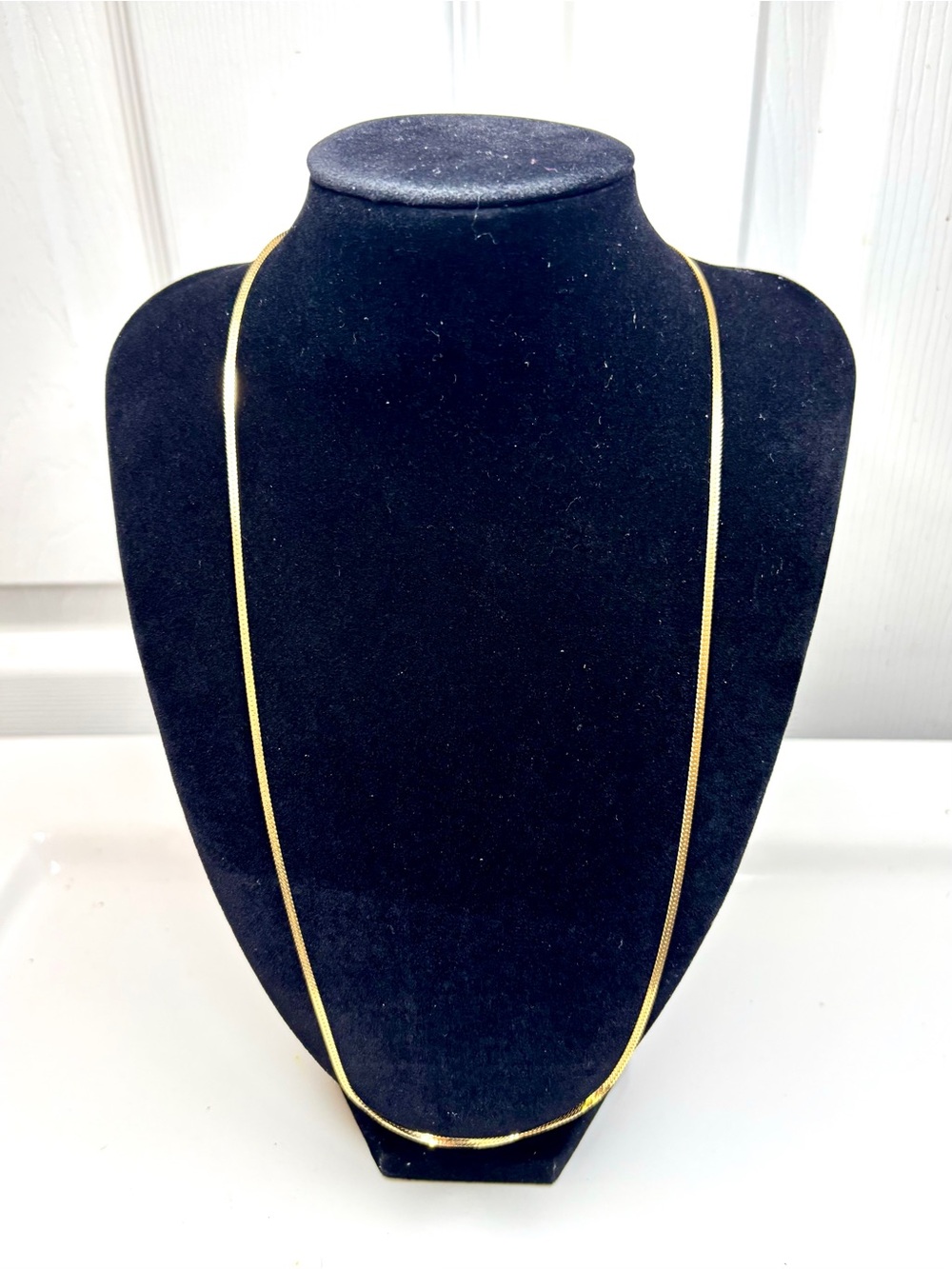 Vintage 1980’s Monet Gold Plated Chain Signed and Patent Stamped